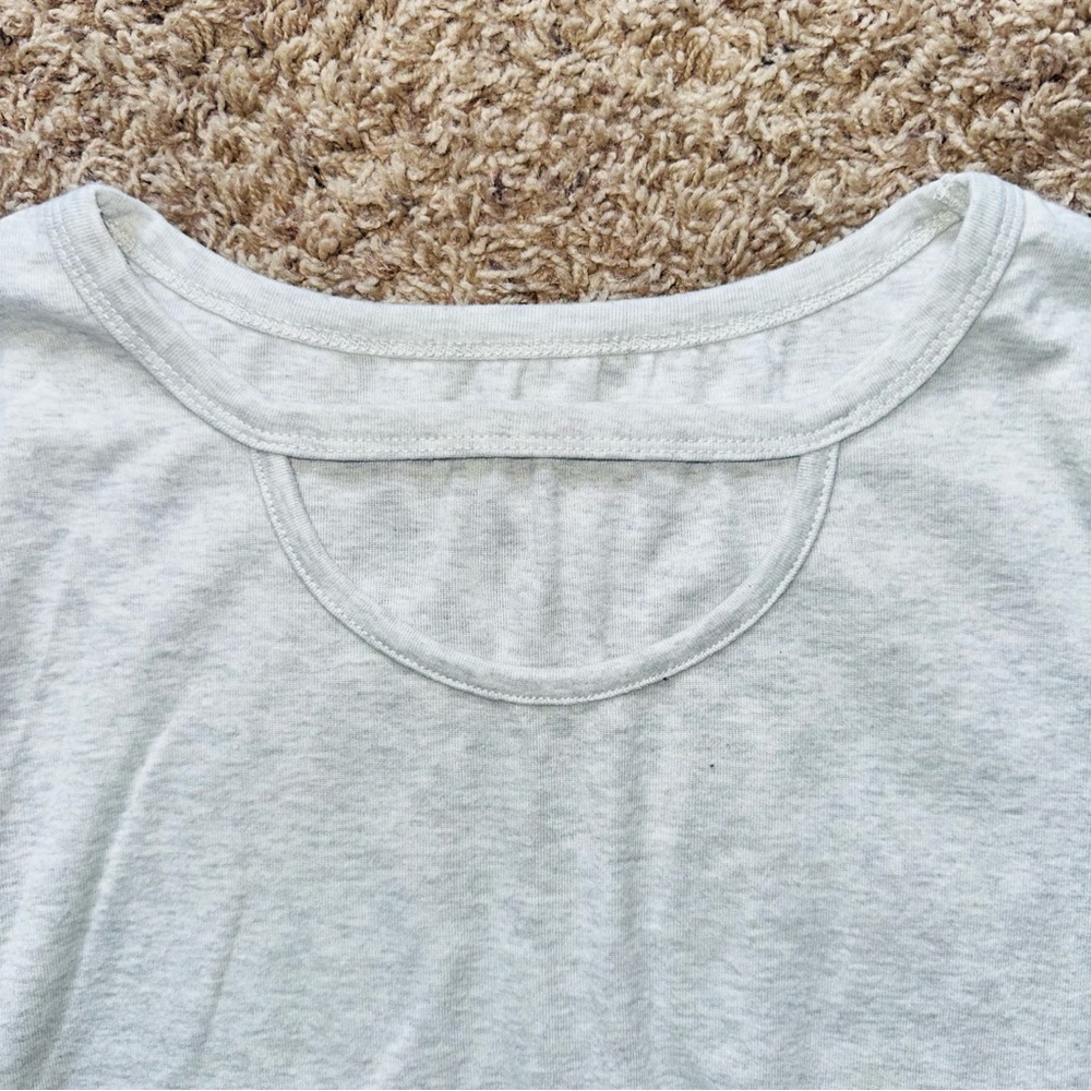 Colorblock Women's Long Sleeve Top Cutout Lightweight Sweatshirt Fall Medium M - Picture 7 of 9
